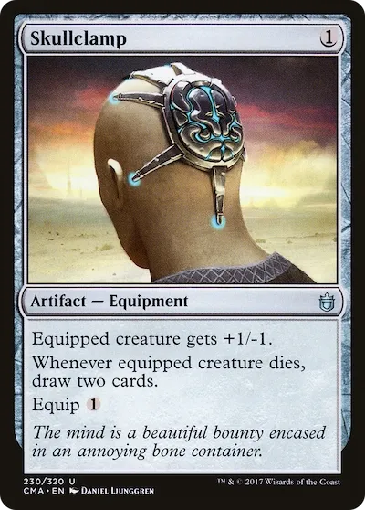 Skullclamp card