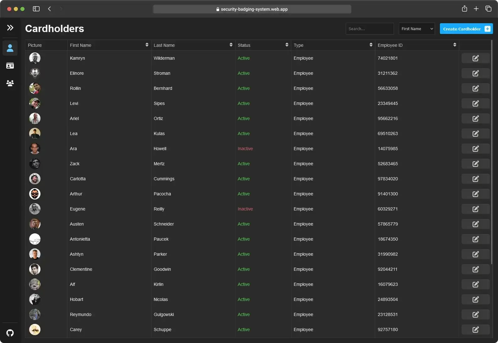 Security Badging System preview #1